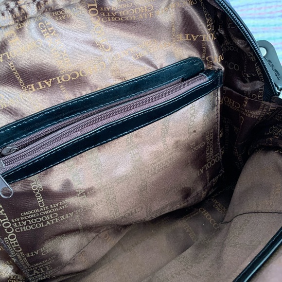 NWOT!💛Chocolate Polka Dot Handbag - Picture 7 of 9